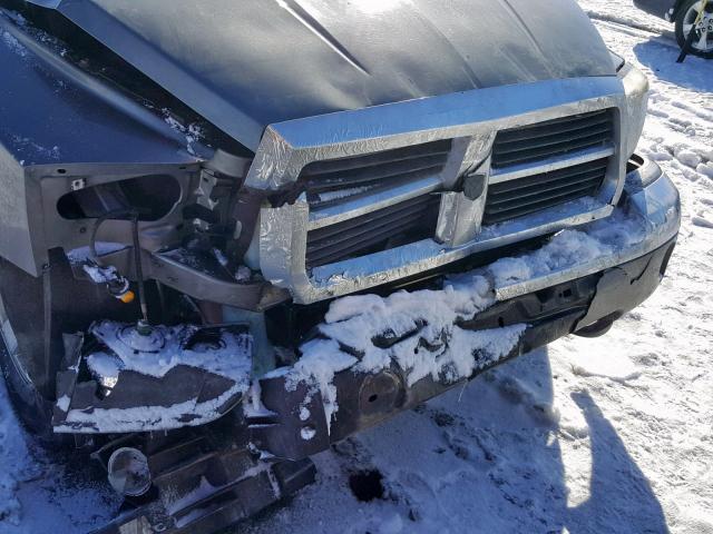 1D7HW58N76S518737 - 2006 DODGE DAKOTA QUA GRAY photo 9