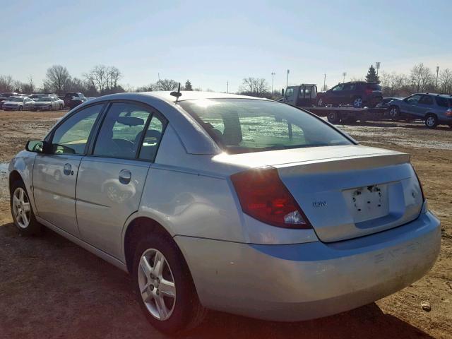 1G8AJ55F77Z200529 - 2007 SATURN ION LEVEL SILVER photo 3