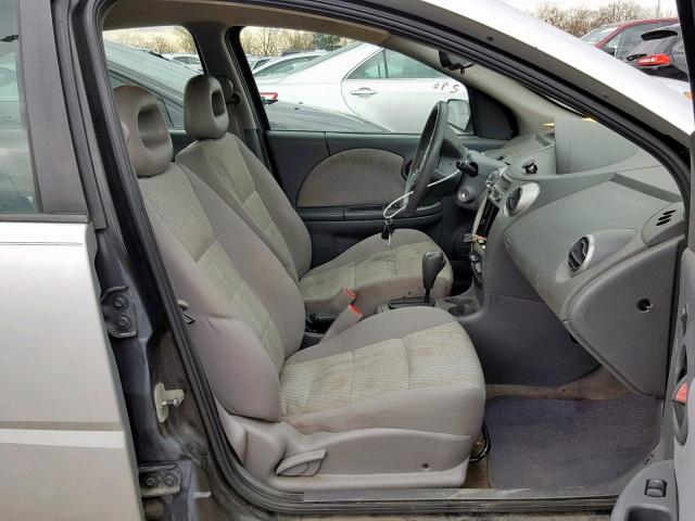 1G8AJ55F77Z200529 - 2007 SATURN ION LEVEL SILVER photo 5
