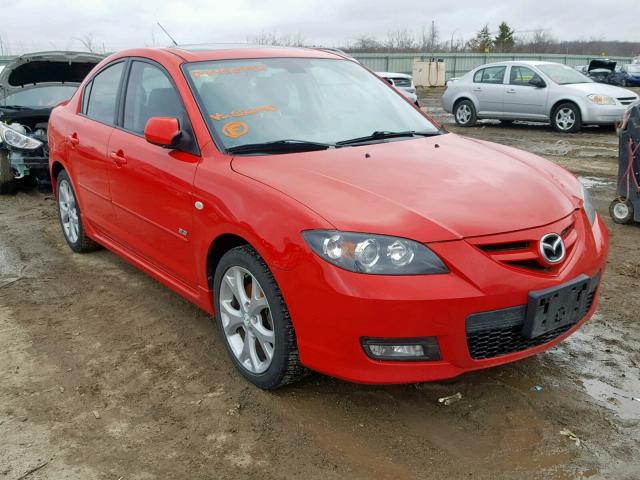 JM1BK323271622440 - 2007 MAZDA 3 S RED photo 1