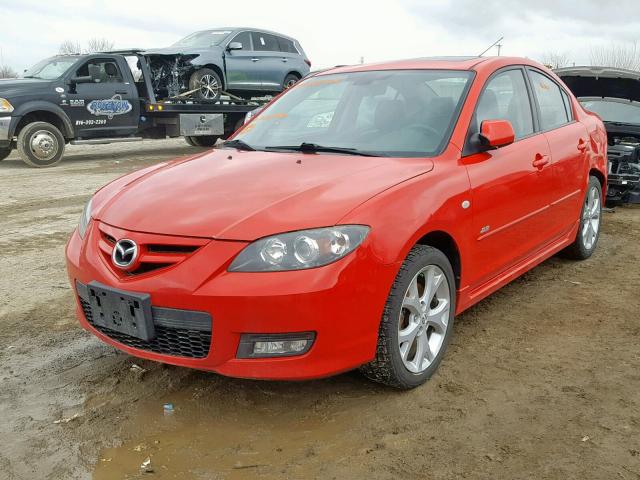 JM1BK323271622440 - 2007 MAZDA 3 S RED photo 2