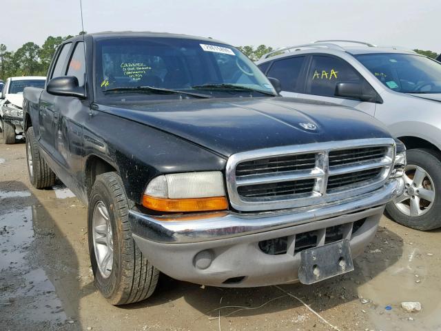 1B7GL2AN31S101132 - 2001 DODGE DAKOTA QUA BLACK photo 1