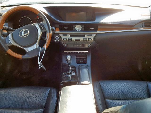 JTHBW1GG4E2058591 - 2014 LEXUS ES 300H WHITE photo 9