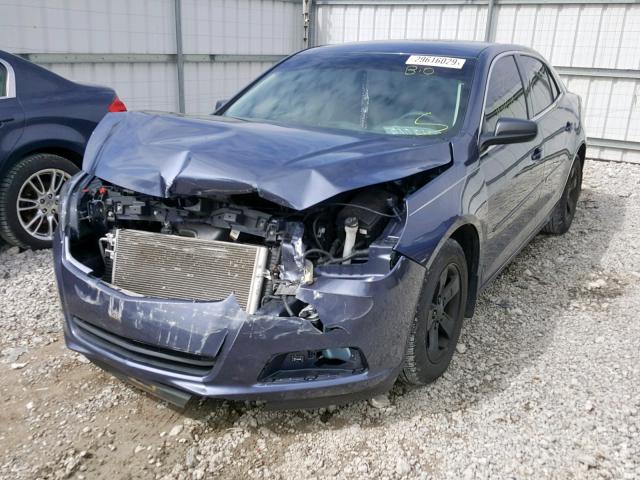 1G11B5SA4DF242674 - 2013 CHEVROLET MALIBU LS BLUE photo 2