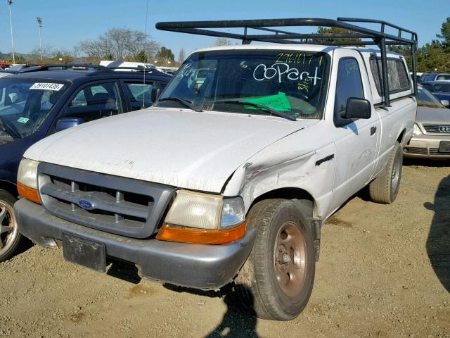 1FTYR10V7YTB38929 - 2000 FORD RANGER WHITE photo 2