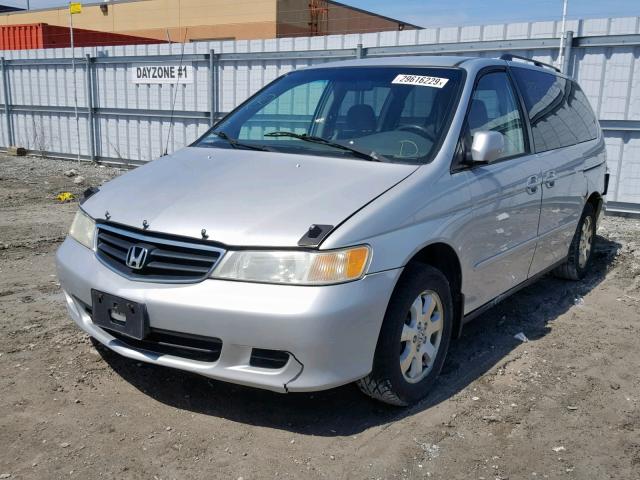 2HKRL18663H003554 - 2003 HONDA ODYSSEY EX SILVER photo 2