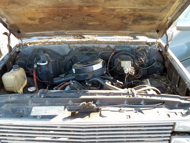 1G8EK18L1GF142461 - 1986 CHEVROLET BLAZER K10 GRAY photo 7