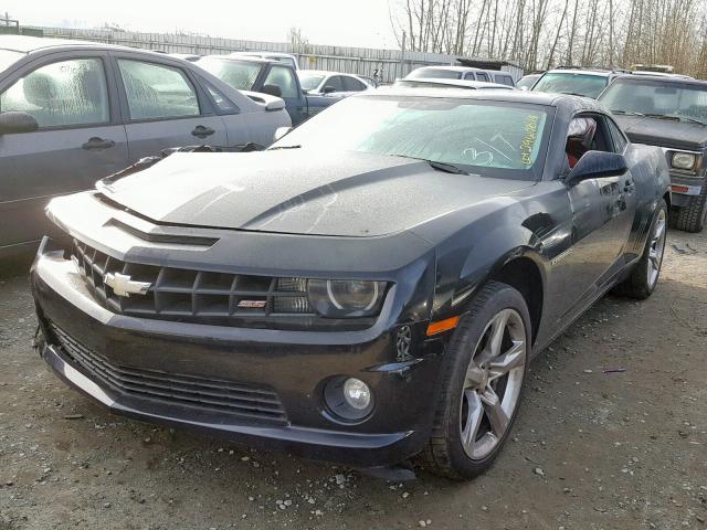 2G1FK1EJ9C9112634 - 2012 CHEVROLET CAMARO 2SS BLACK photo 2