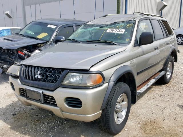 JA4MT21R34J000845 - 2004 MITSUBISHI MONTERO SP GOLD photo 2