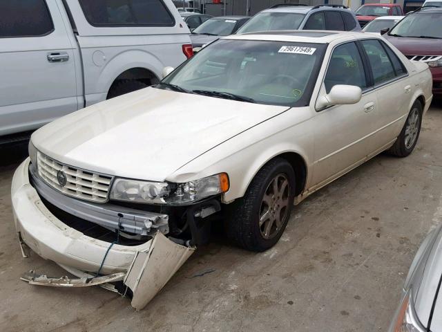 1G6KY54931U124803 - 2001 CADILLAC SEVILLE ST WHITE photo 2