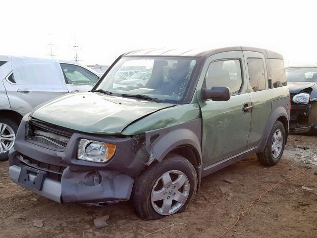 5J6YH18564L016087 - 2004 HONDA ELEMENT EX GREEN photo 2