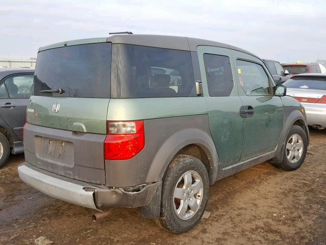 5J6YH18564L016087 - 2004 HONDA ELEMENT EX GREEN photo 4