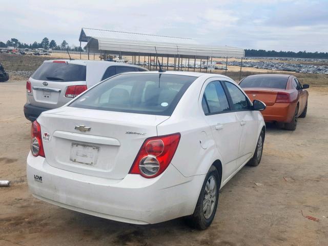 1G1JA5SH5C4116561 - 2012 CHEVROLET SONIC LS 白色 照片 4
