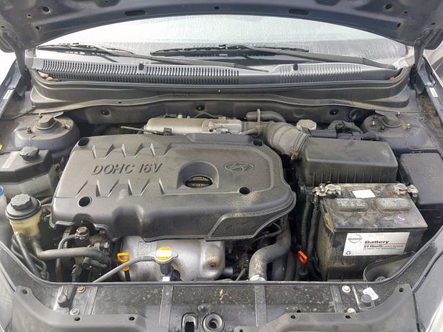 KMHCN36CX8U089092 - 2008 HYUNDAI ACCENT SE BLUE photo 7