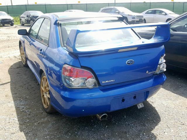 JF1GD70656L505335 - 2006 SUBARU IMPREZA WR BLUE photo 3