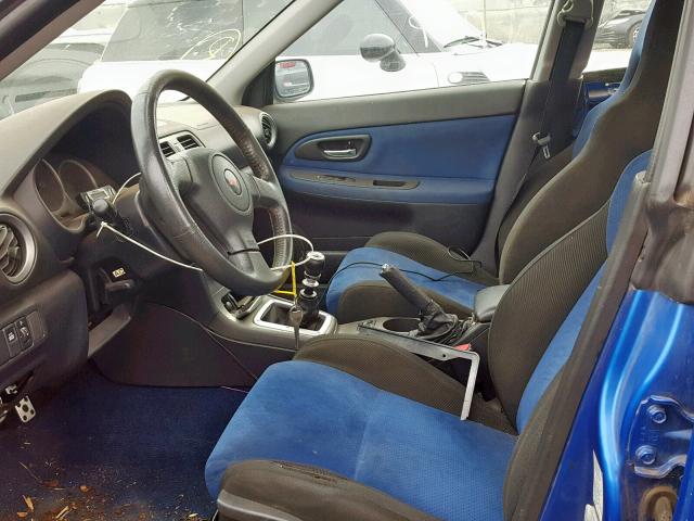 JF1GD70656L505335 - 2006 SUBARU IMPREZA WR BLUE photo 5