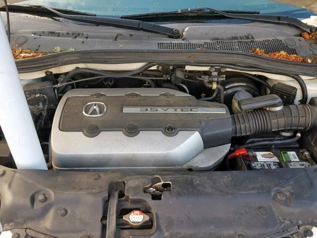 2HNYD18846H546256 - 2006 ACURA MDX TOURIN WHITE photo 7