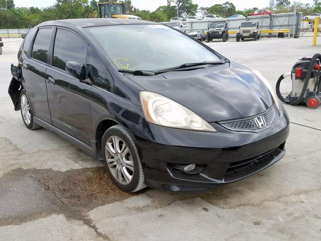 JHMGE8H57BS000680 - 2011 HONDA FIT SPORT BLACK photo 1