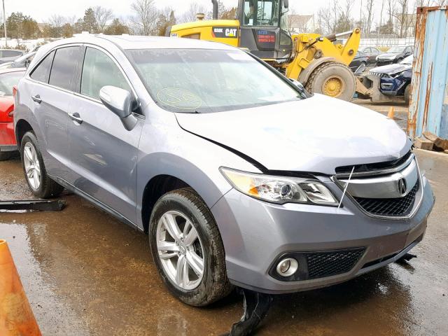 5J8TB4H50FL013211 - 2015 ACURA RDX TECHNO GRAY photo 1