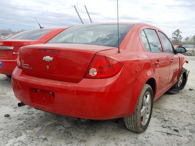 1G1AF5F59A7192765 - 2010 CHEVROLET COBALT 2LT RED photo 4