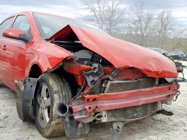 1G1AF5F59A7192765 - 2010 CHEVROLET COBALT 2LT RED photo 9