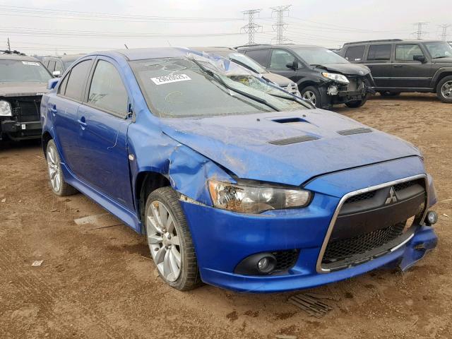 JA32V6FV7AU029035 - 2010 MITSUBISHI LANCER RAL BLUE photo 1