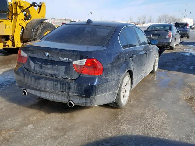 WBAVD53568A009531 - 2008 BMW 335 XI BLUE photo 4