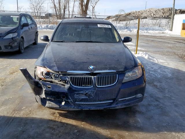 WBAVD53568A009531 - 2008 BMW 335 XI BLUE photo 9