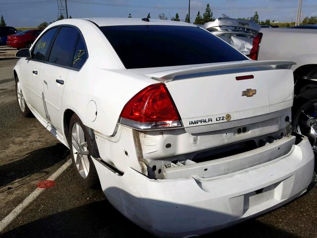 2G1WC5E30D1260662 - 2013 CHEVROLET IMPALA LTZ WHITE photo 3