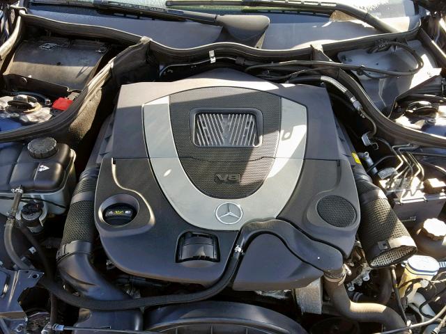 WDBTK72F49T102526 - 2009 MERCEDES-BENZ CLK 550 BLUE photo 7