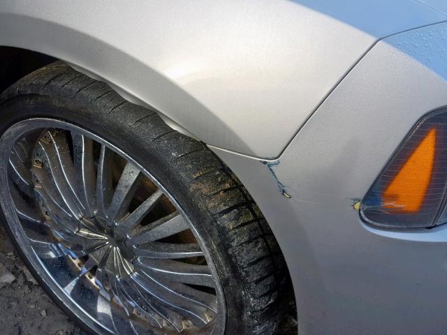 2B3CA3CVXAH143555 - 2010 DODGE CHARGER SX SILVER photo 9