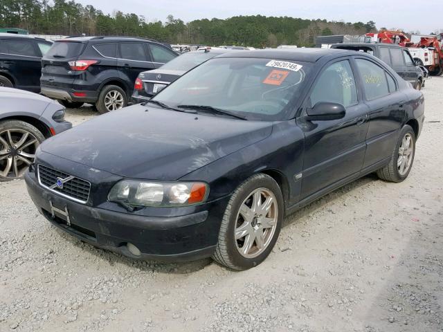 YV1RH59H532240363 - 2003 VOLVO S60 2.5T BLACK photo 2