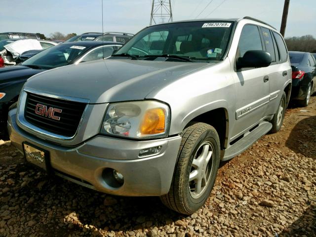 1GKDS13S142307626 - 2004 GMC ENVOY SILVER photo 2