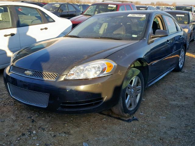 2G1WB5E3XG1116642 - 2016 CHEVROLET IMPALA LIM BLACK photo 2