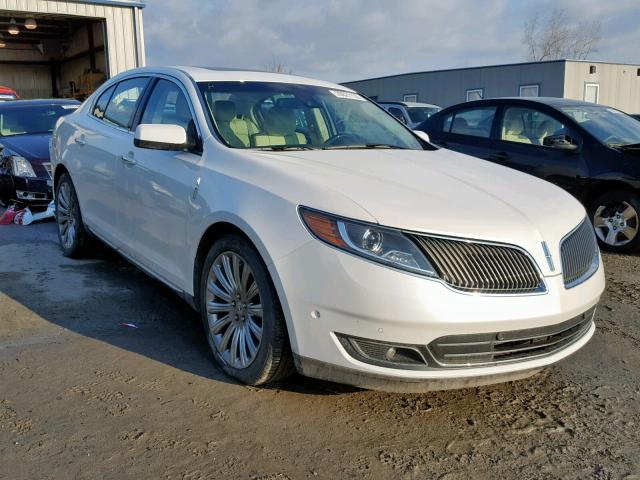 1LNHL9EK8FG604013 - 2015 LINCOLN MKS WHITE photo 1