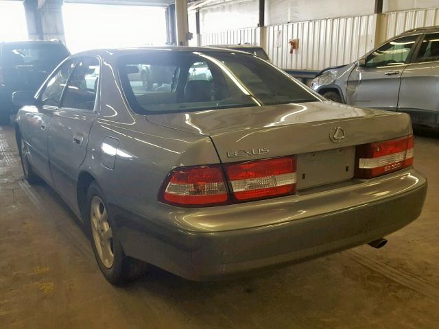 JT8BF28G310315363 - 2001 LEXUS ES 300 GRAY photo 3