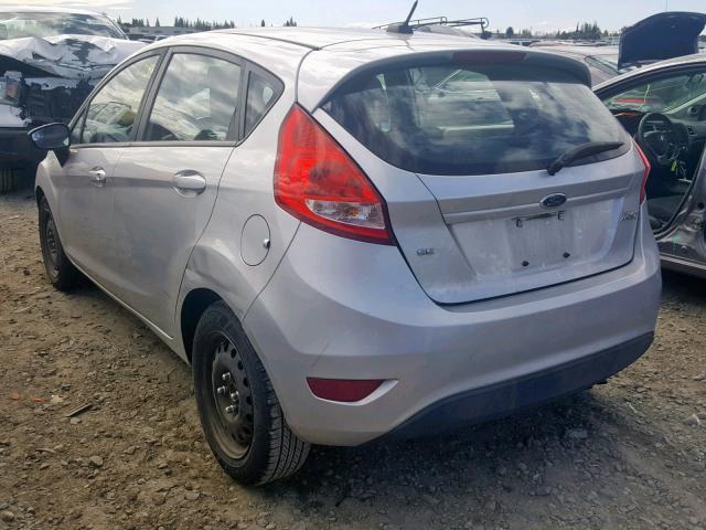 3FADP4EJ4BM177341 - 2011 FORD FIESTA SE SILVER photo 3