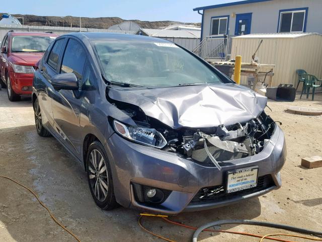 JHMGK5H72GS010212 - 2016 HONDA FIT EX GRAY photo 1