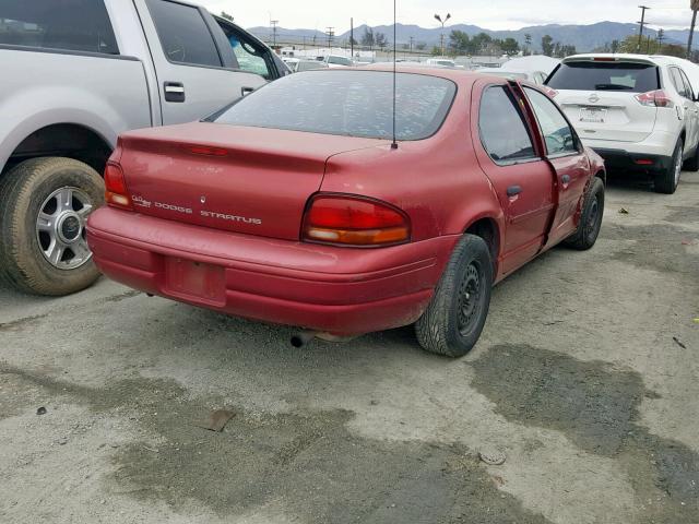 1B3EJ46C2VN626639 - 1997 DODGE STRATUS RED photo 4