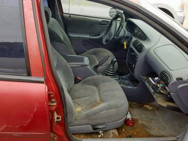 1B3EJ46C2VN626639 - 1997 DODGE STRATUS RED photo 5