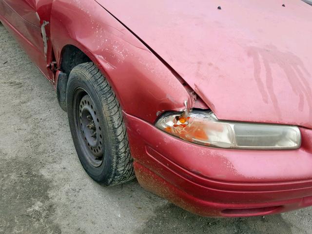 1B3EJ46C2VN626639 - 1997 DODGE STRATUS RED photo 9