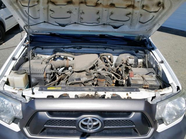 5TFNX4CN4DX028123 - 2013 TOYOTA TACOMA WHITE photo 7