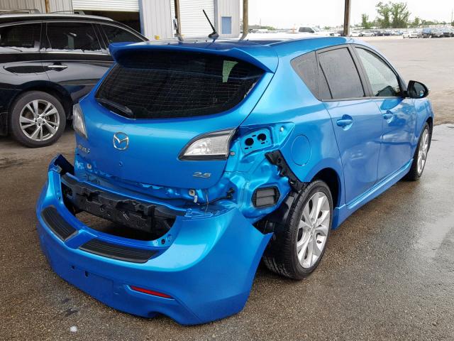 JM1BL1H6XA1134976 - 2010 MAZDA 3 S BLUE photo 4