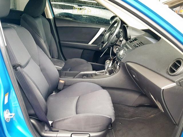 JM1BL1H6XA1134976 - 2010 MAZDA 3 S BLUE photo 5