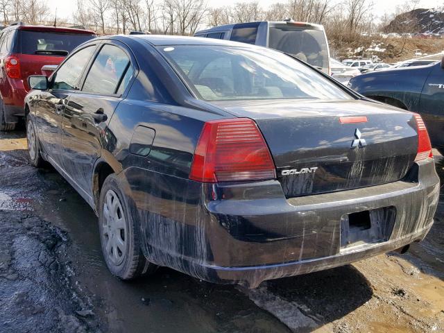 4A3AB26F27E068249 - 2007 MITSUBISHI GALANT DE BLACK photo 3