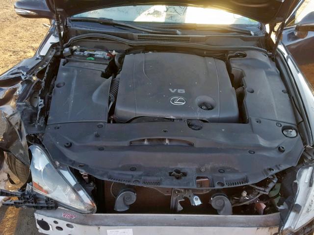 JTHCK262292028720 - 2009 LEXUS IS 250 BROWN photo 7