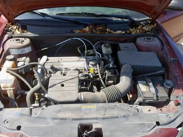 1G2NF52F53C165648 - 2003 PONTIAC GRAND AM S MAROON photo 7