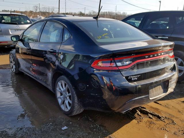 1C3CDFBA9DD321760 - 2013 DODGE DART SXT BLACK photo 3