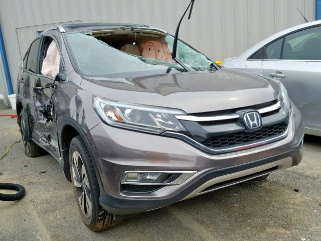 5J6RM3H95FL024831 - 2015 HONDA CR-V TOURI GRAY photo 1