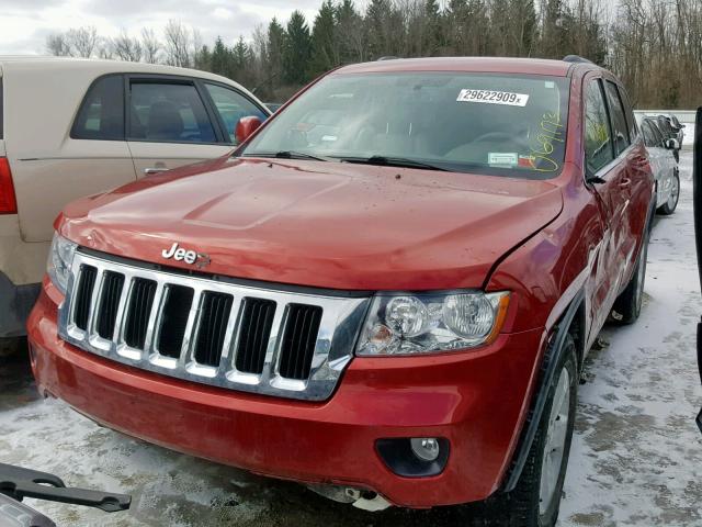 1J4RR4GG5BC538454 - 2011 JEEP GRAND CHER RED photo 2